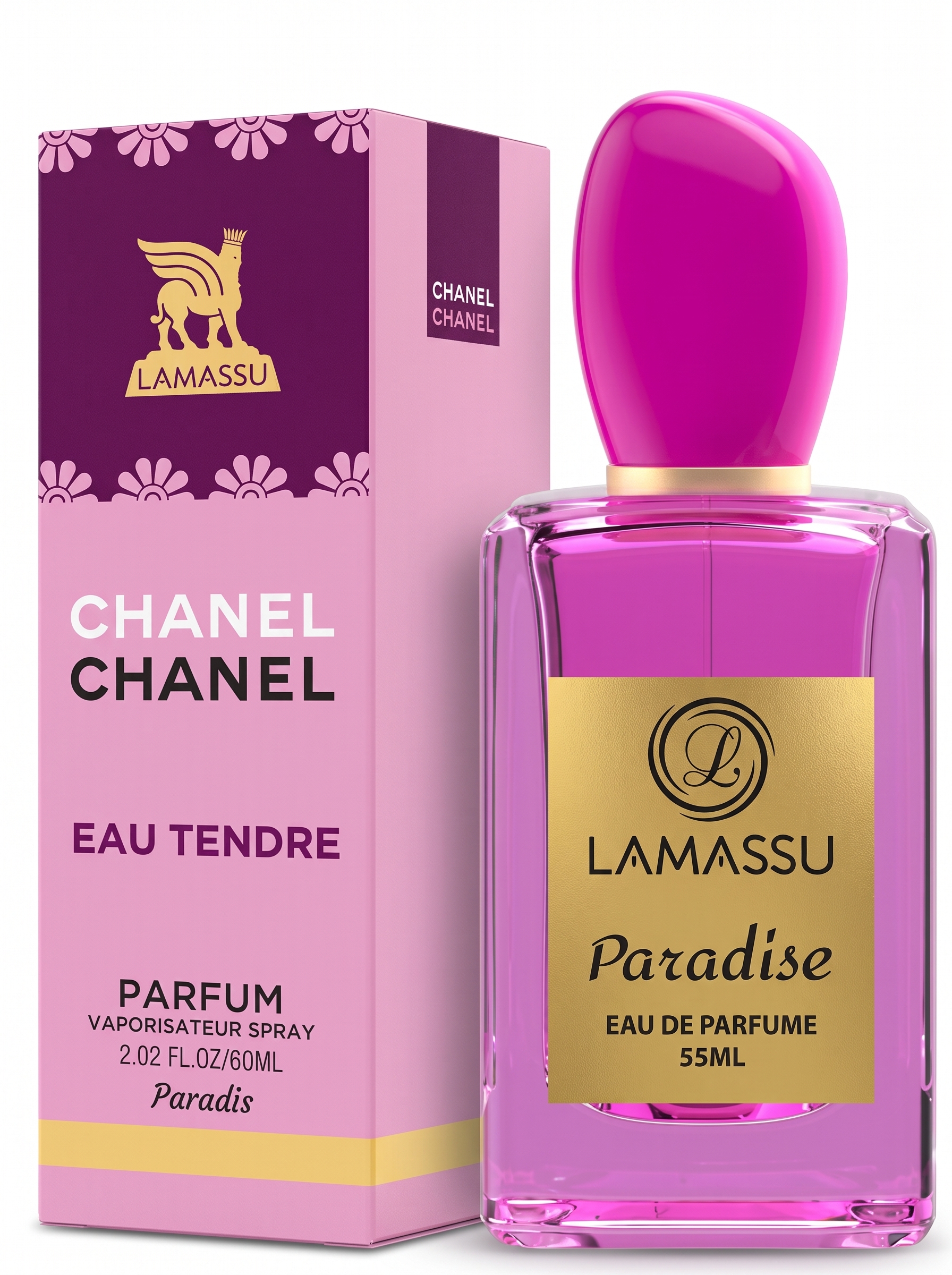 Chanel Chance Eau Tendre Eau De Parfum 55ml ادکلن شنل چنس او تندر زنانه لاماسو ۵۵ میل
