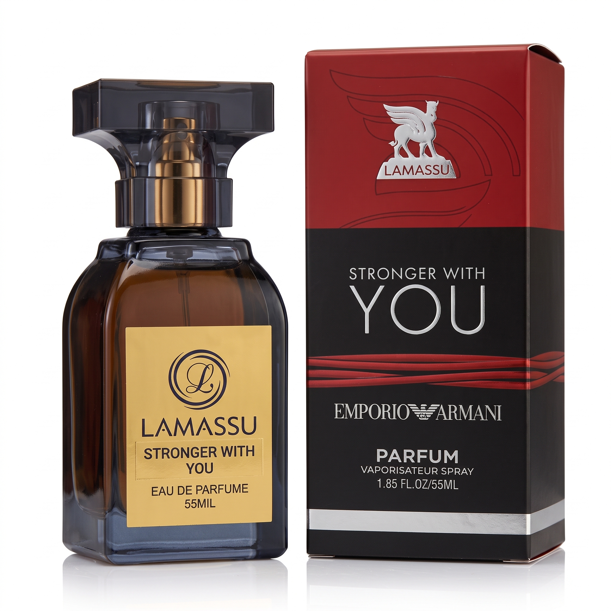 Emporio Armani Stronger With You Eau De Parfum 55ml ادکلن استرانگر ویت یو مردانه لاماسو ۵۵ میل