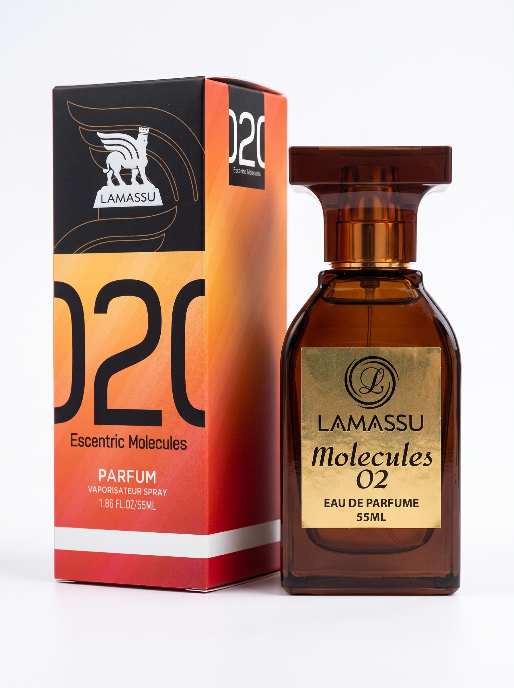 Escentric Molecules Molecule 02 Eau De Parfum 55ml ادکلن مولکول ۰۲ مردانه لاماسو ۵۵ میل